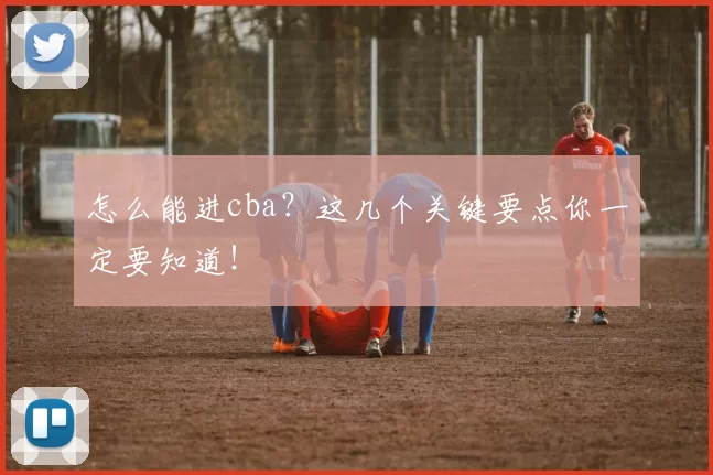 怎么能进cba？这几个关键要点你一定要知道！